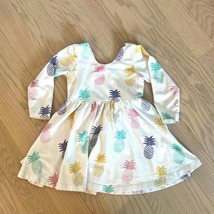 Monica and Andy size 3t pineapple girls swing print dress